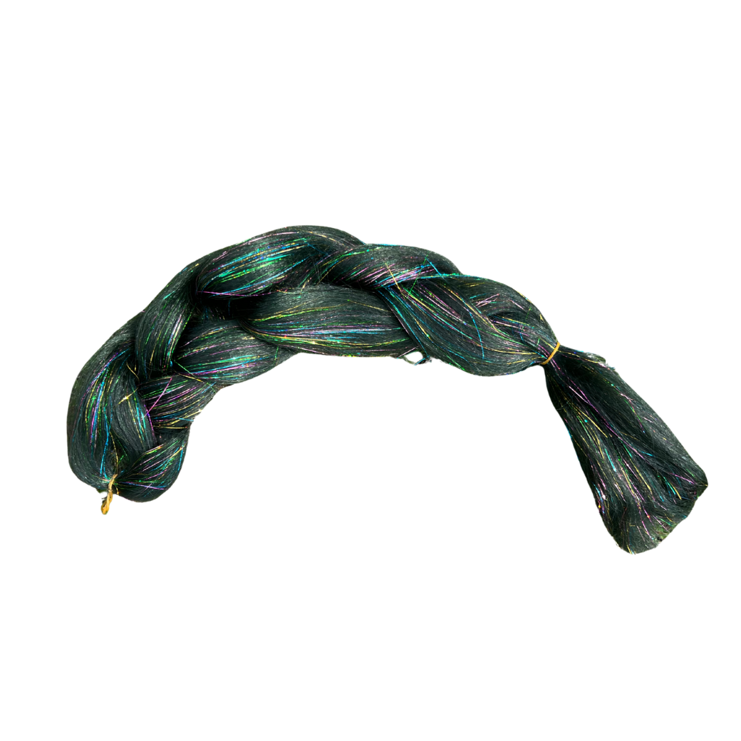 Green Sparkle Hair Extention