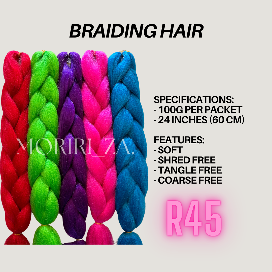 Plain Blue (teal) Hair Fibre