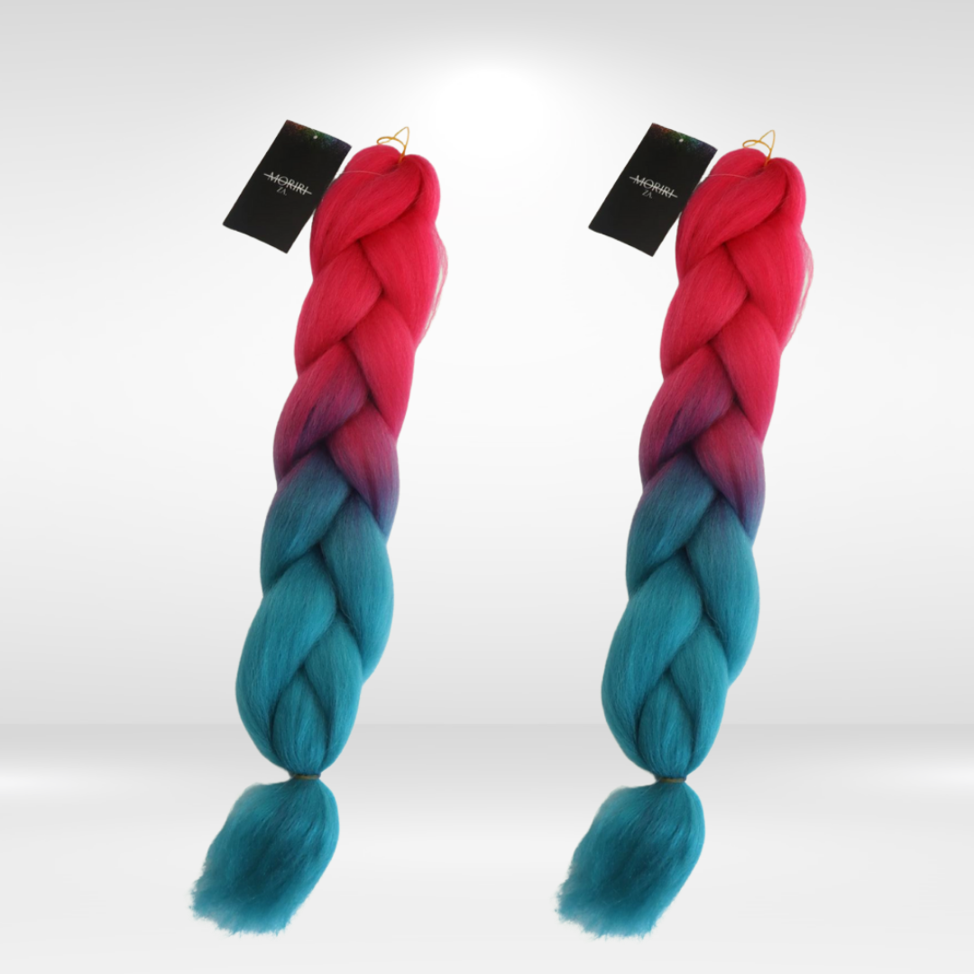 Candyfloss ombre hair extention fibre