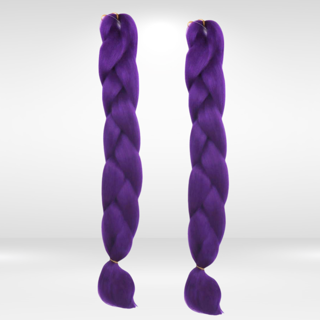 Plain Purple Hair Fibre