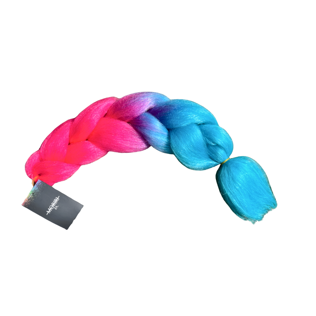 Candyfloss ombre hair extention fibre