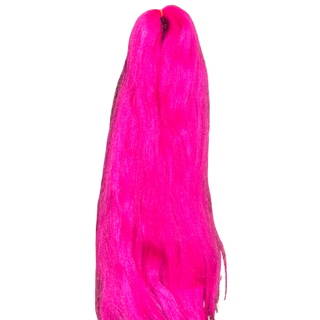 Plain Pink Hair Fibre