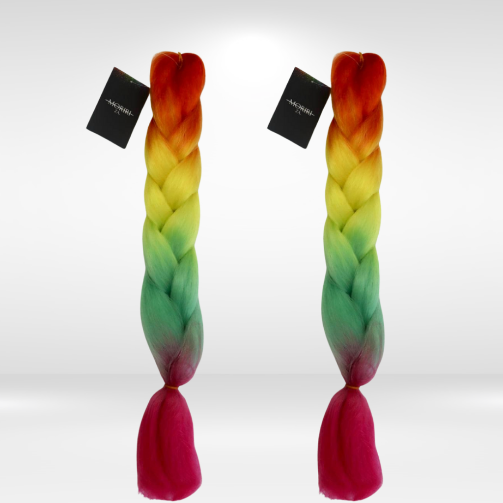 Rainbow ombre Hair Extention