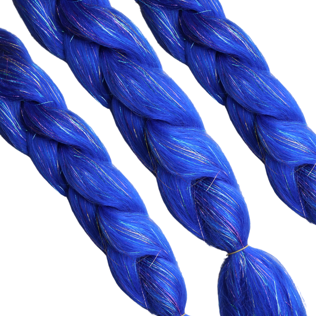 Blue Sparkle Hair Extention