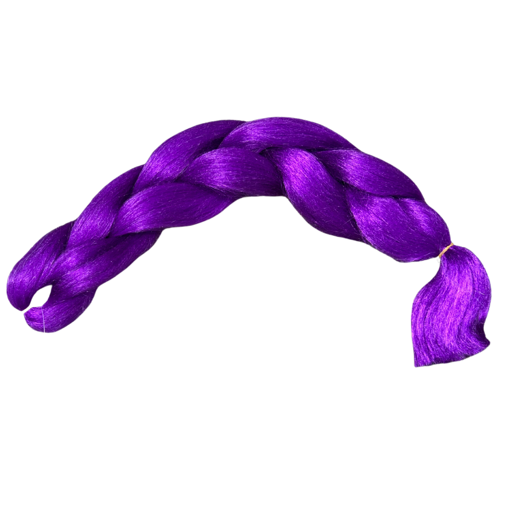Plain Purple Hair Fibre