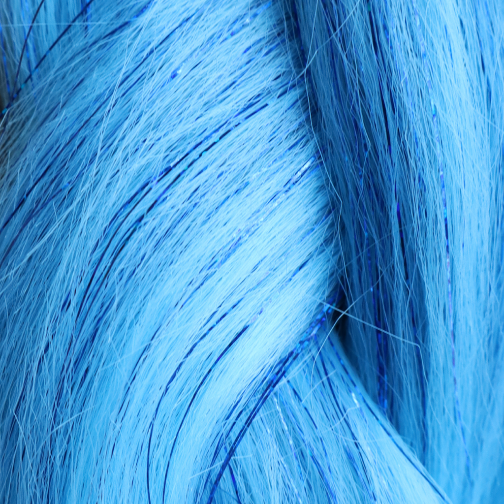 Light Blue Sparkle Hair Extention