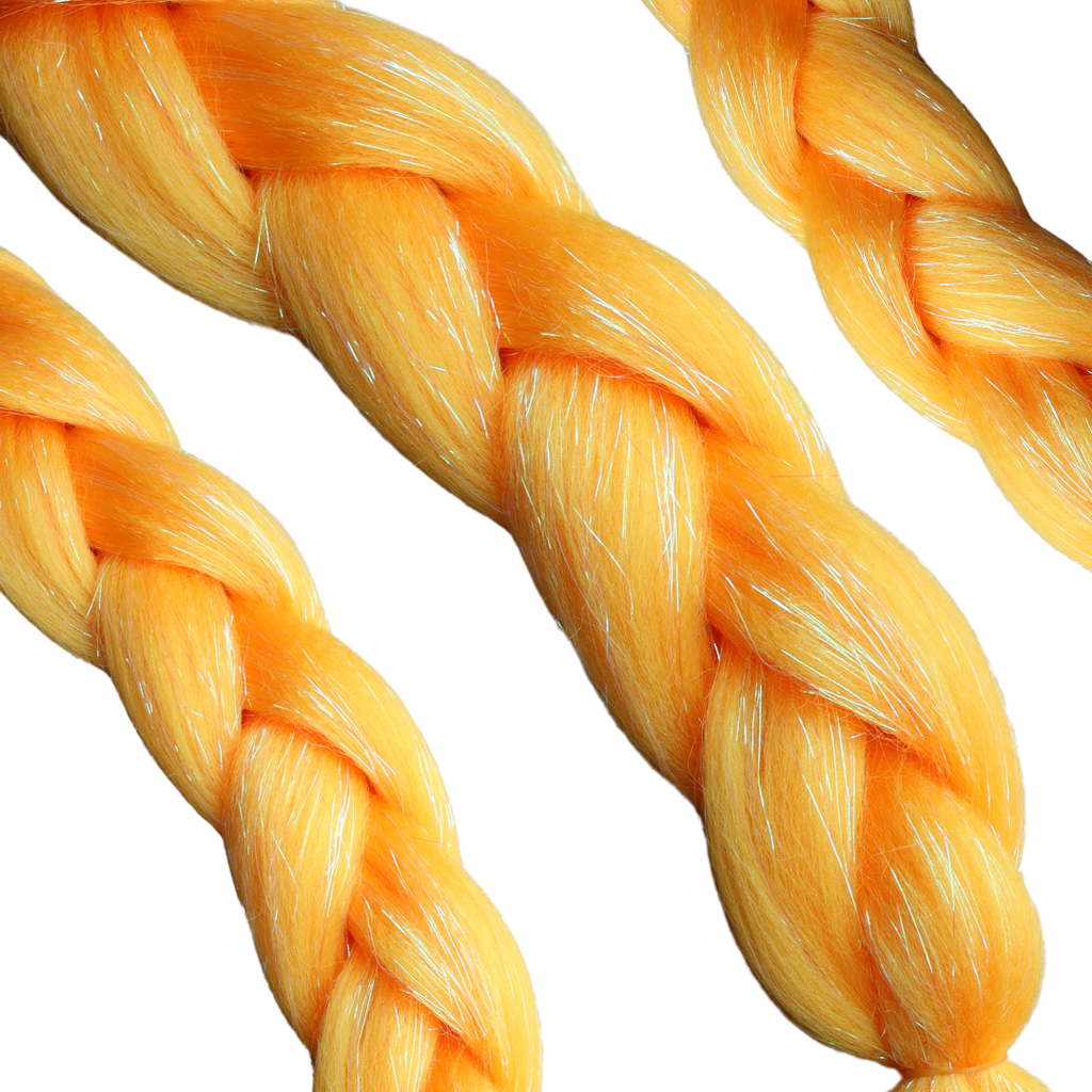 Orange Sparkle Hair Extention