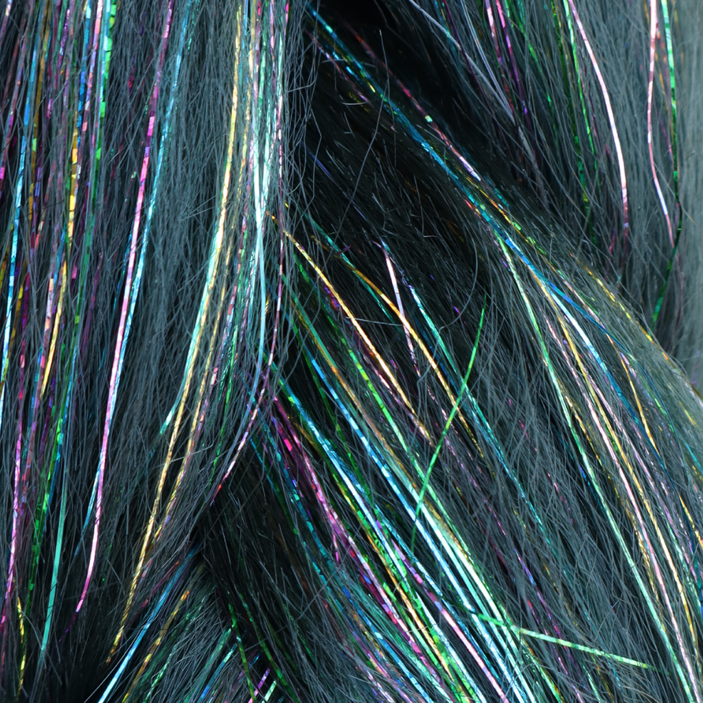 Green Sparkle Hair Extention