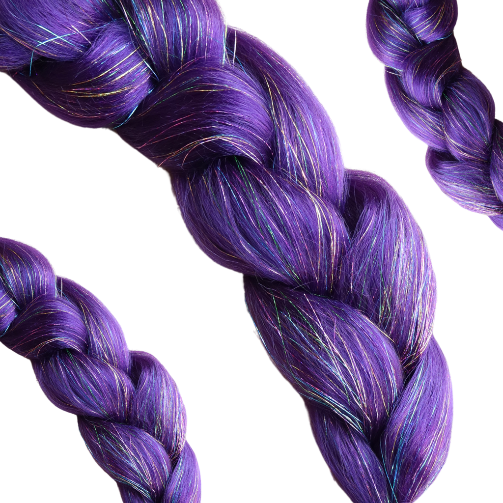 Purple Sparkle Hair Extention
