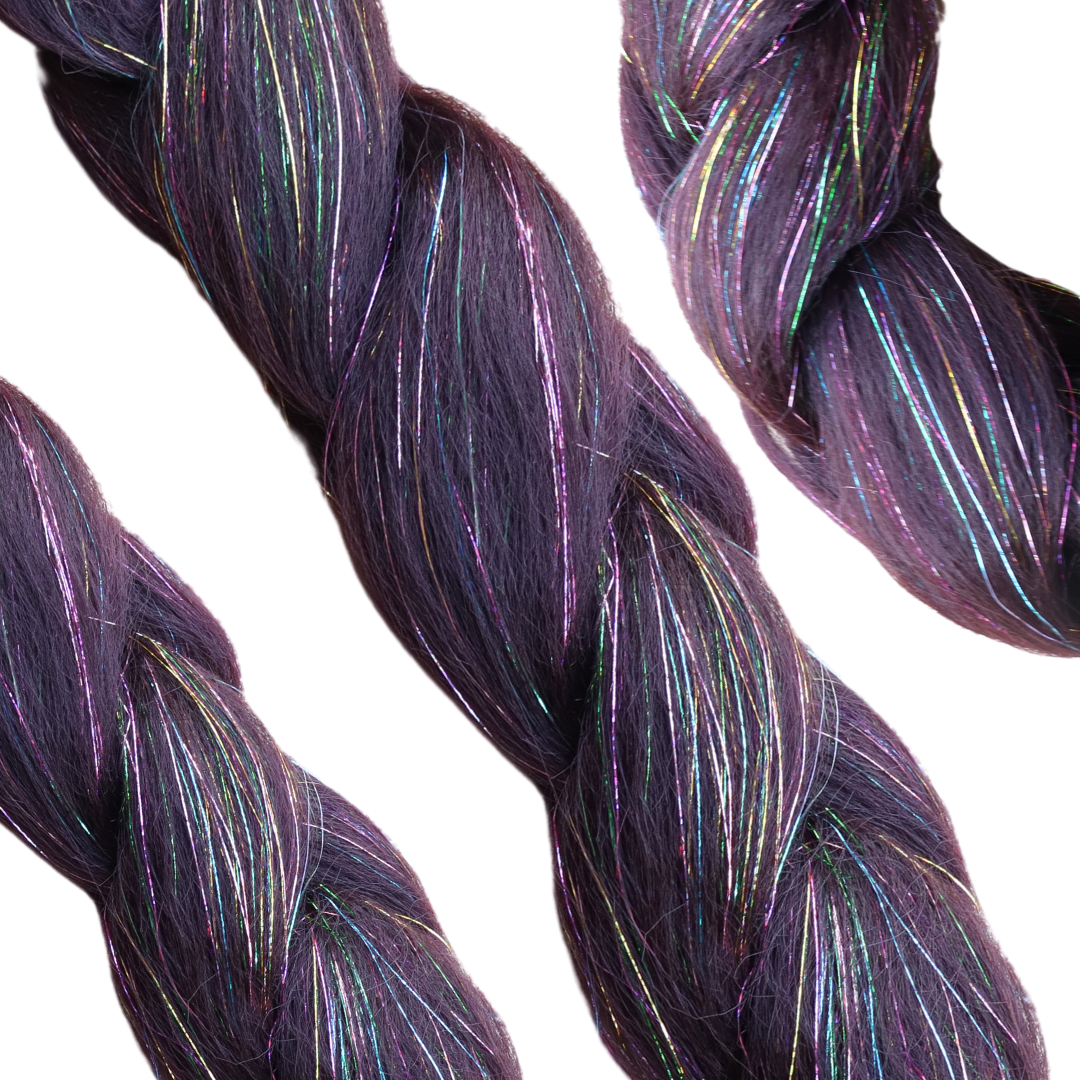 Maroon Sparkle Hair Extention