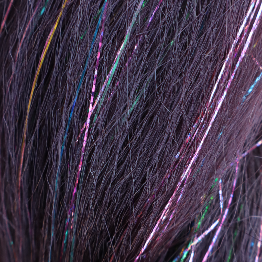 Maroon Sparkle Hair Extention